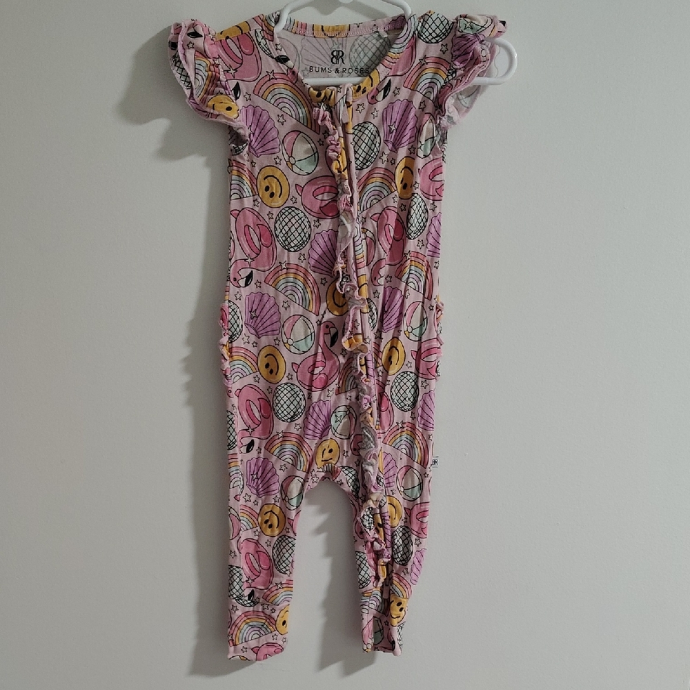 Colorful Smiley and Rainbow Bodysuit